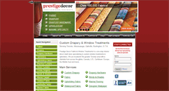 Desktop Screenshot of prestige-decorating.com